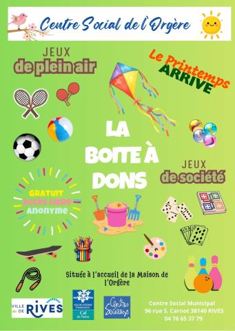 boite à dons jeux