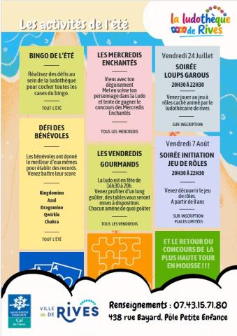 ludo été 2026